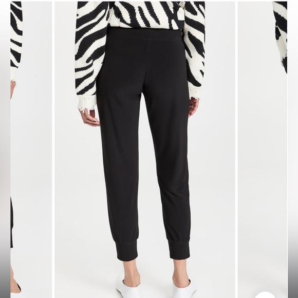 Norma Kamali Boyfriend Puff Jog Pants in Black - Picture 5 of 8